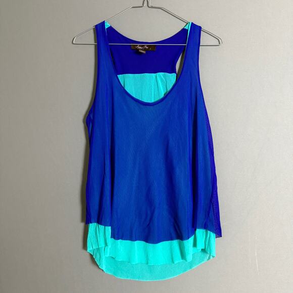 Sweet‎ Pea sz S blue tank top - Picture 1 of 9